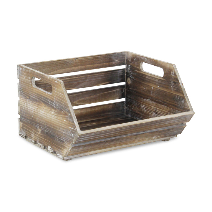 4814BR - Thero Slatted Wooden Crate