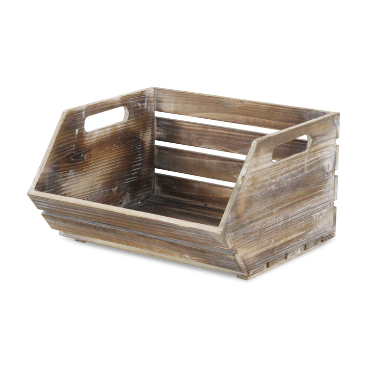 4814BR - Thero Slatted Wooden Crate