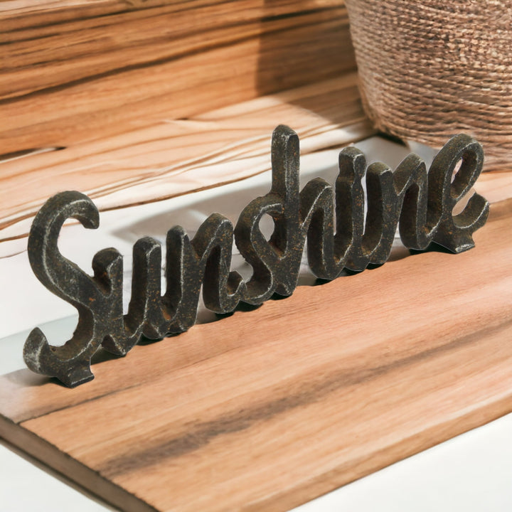 5169 - Norah Cast Iron Decor- Sunshine - Natural