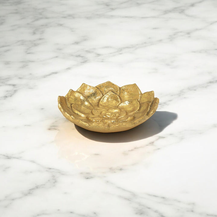 5170L-GD - Ellis Cast Iron Lotus - Gold