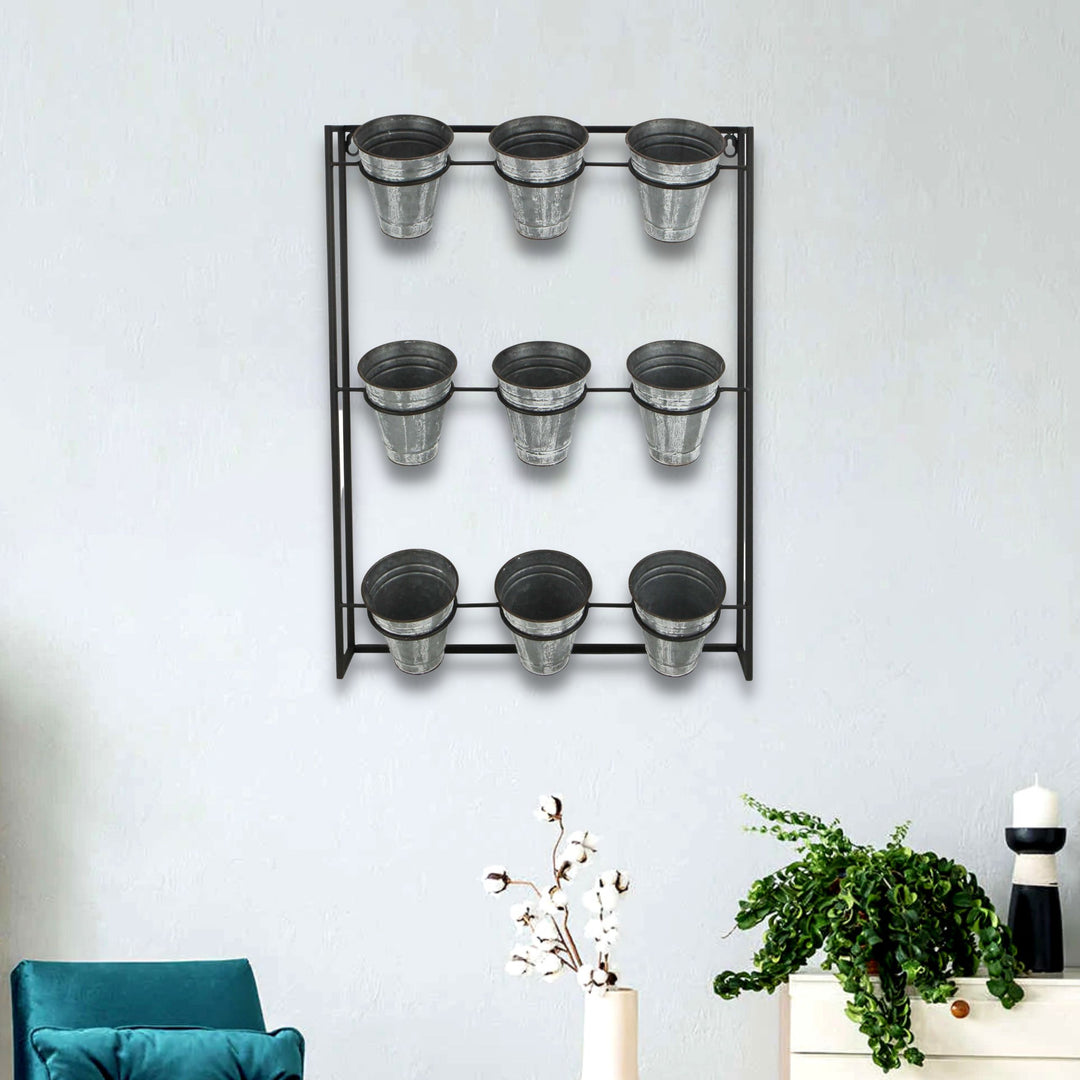 5204 - Ione 9 Pot Wall Planter