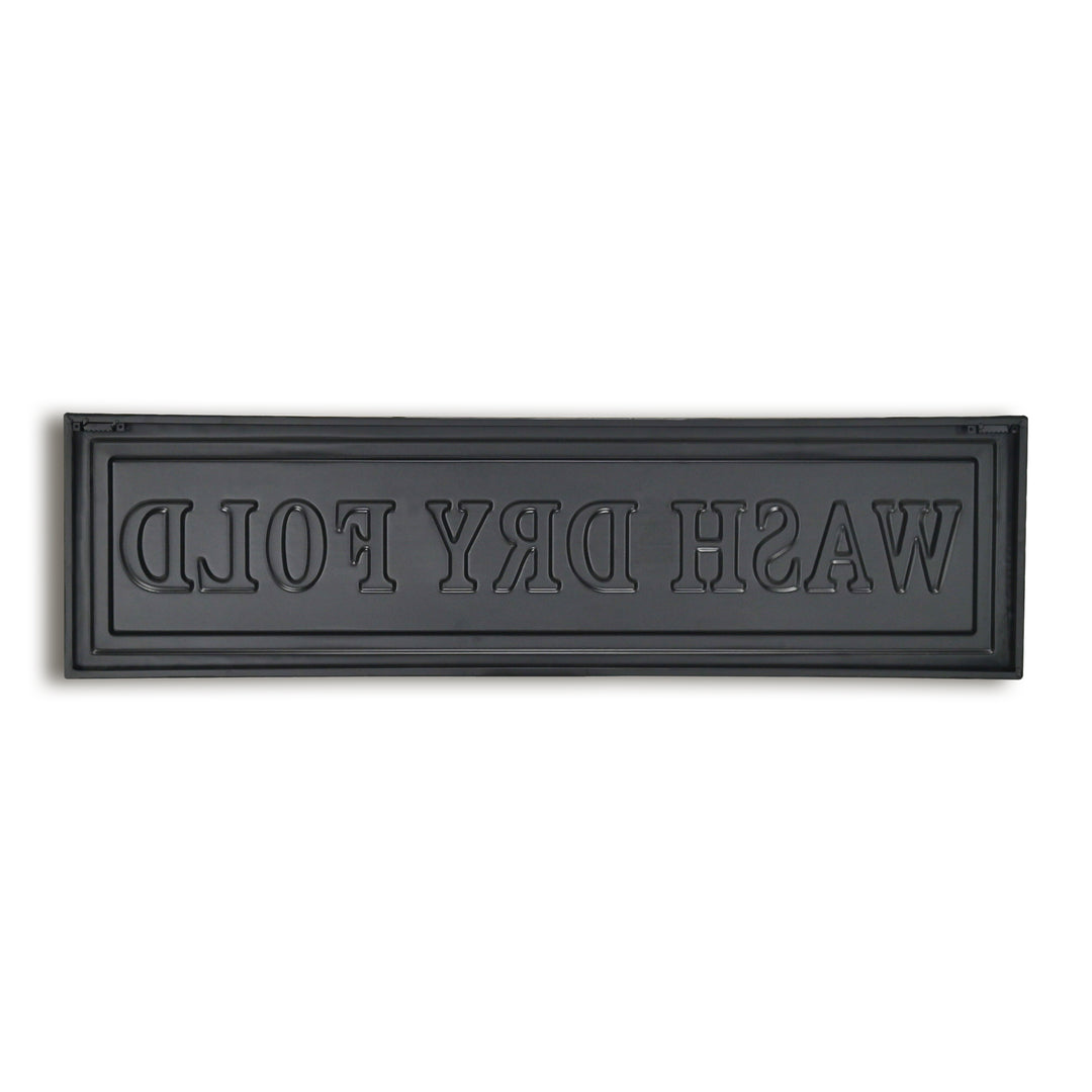 5285WDF-BK - Arabella Laundry Themed Sign - Black