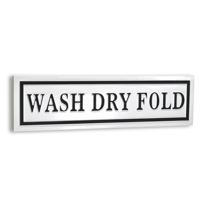 5285WDF-WT - Arabella Laundry Themed Sign - White