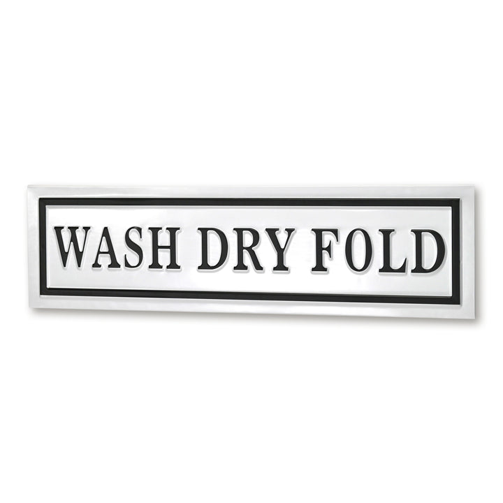 5285WDF-WT - Arabella Laundry Themed Sign - White