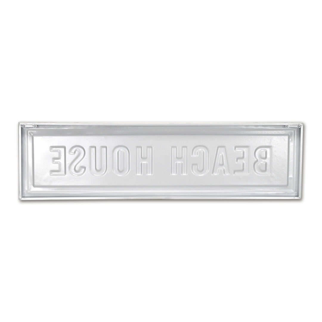 5285WT - Arabella Beach House Sign - White