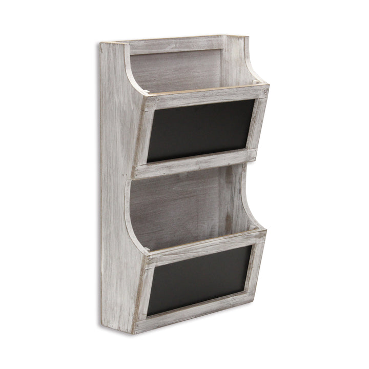 5393WT - Selby 2 Tier Wall Storage - White