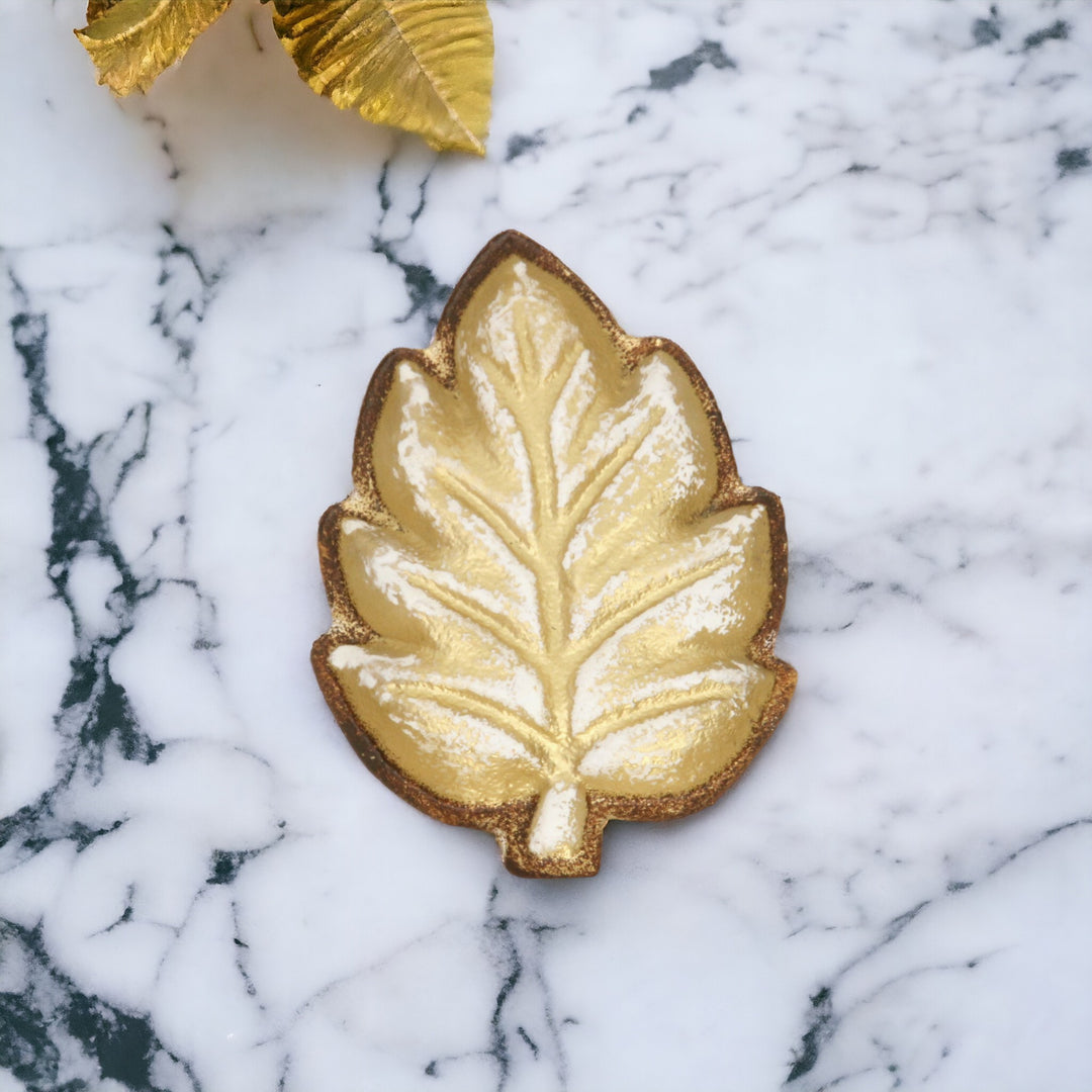 5434GD - Adriano Gold Cast Iron Leaf