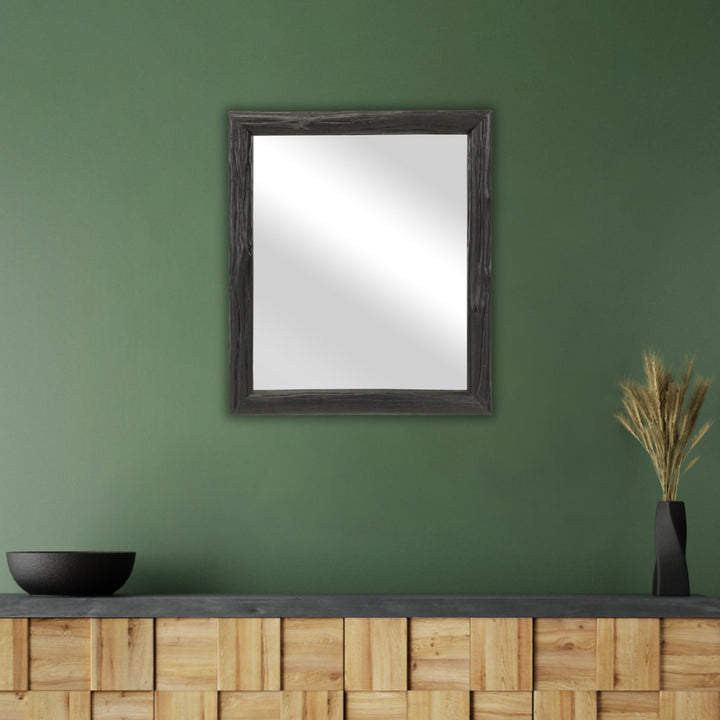 5882BK - Emmalora Wood Mirror - Black