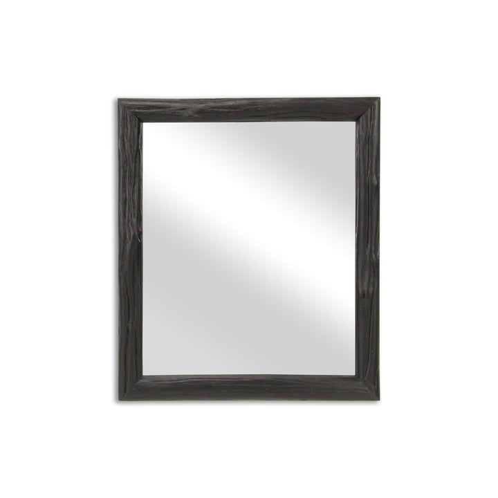 5882BK - Emmalora Wood Mirror - Black