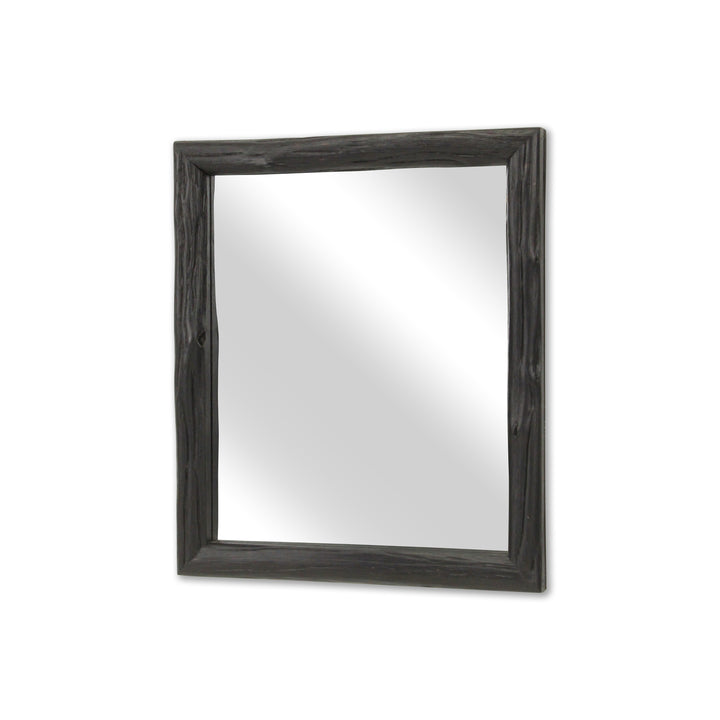 5882BK - Emmalora Wood Mirror - Black