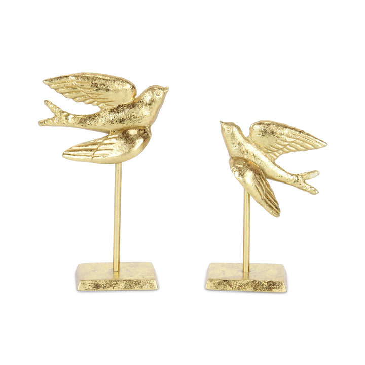 5883GD-L - Lirondelle Golden Swallow Décor