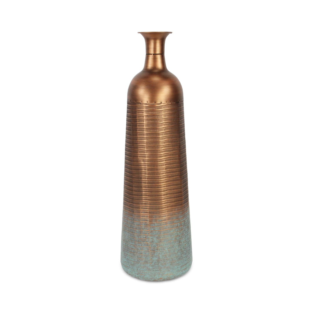 5898L - Kyani Copper Vase Décor - Large