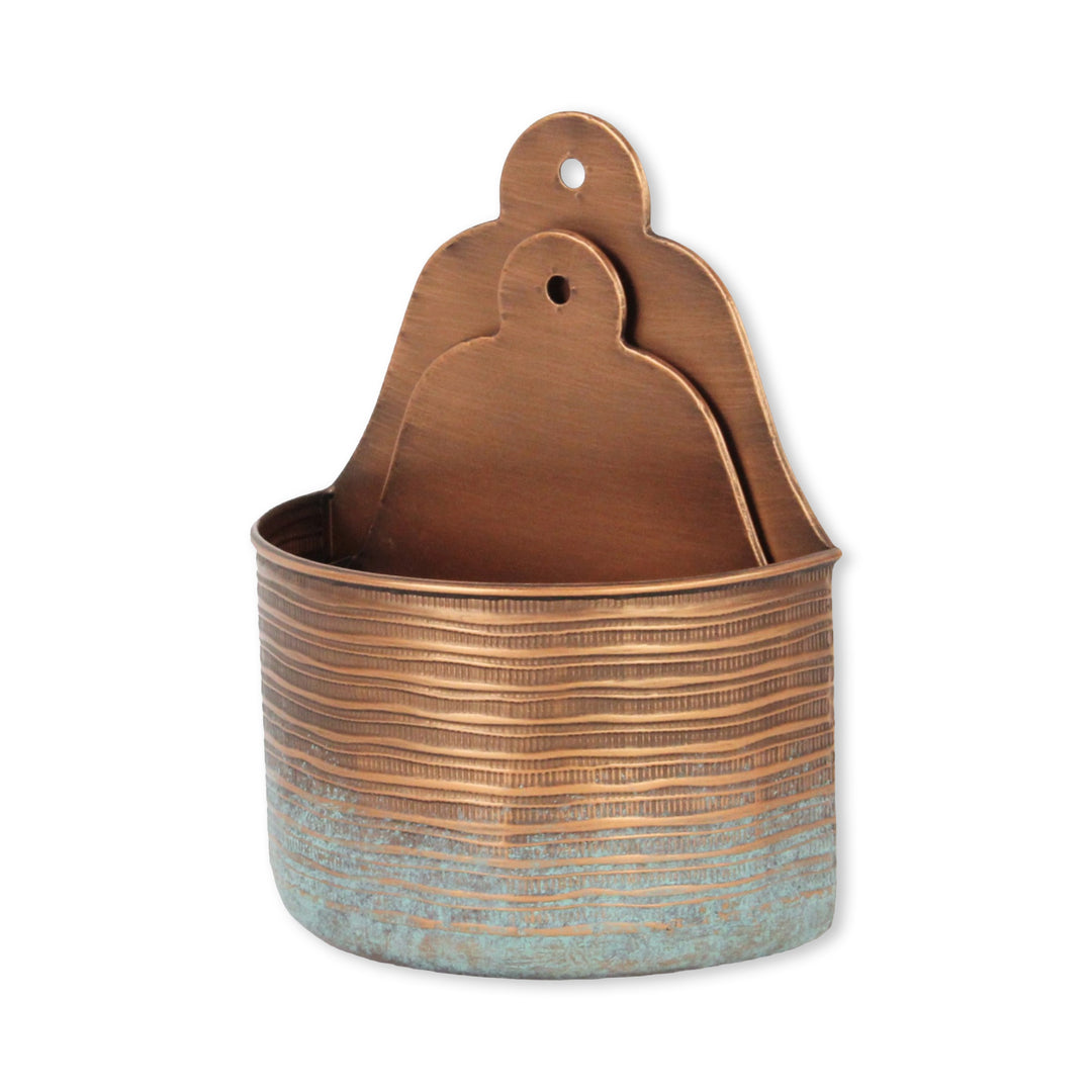 5899-2 - Kyani Copper Wall Vase Décor