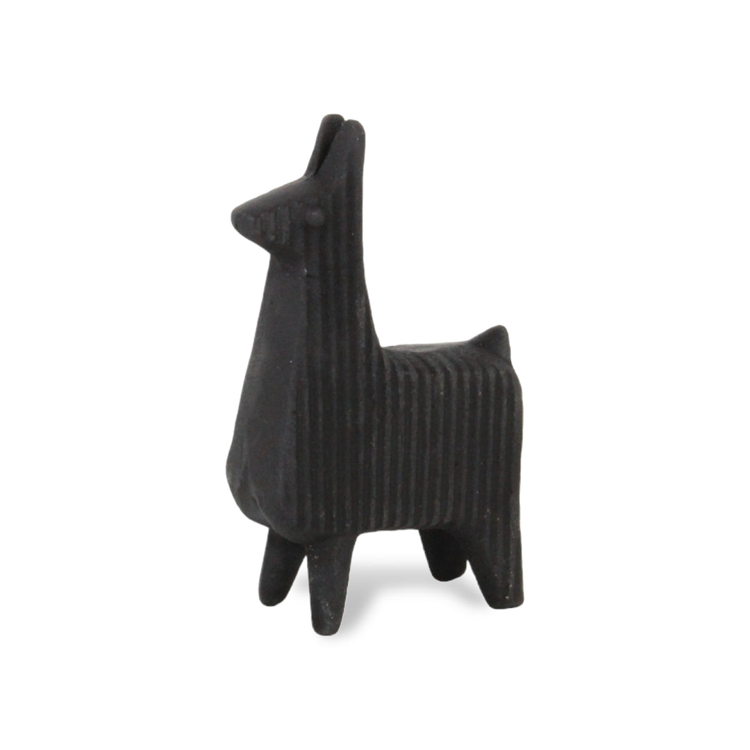 5901BK - Sidero Black Llama Décor