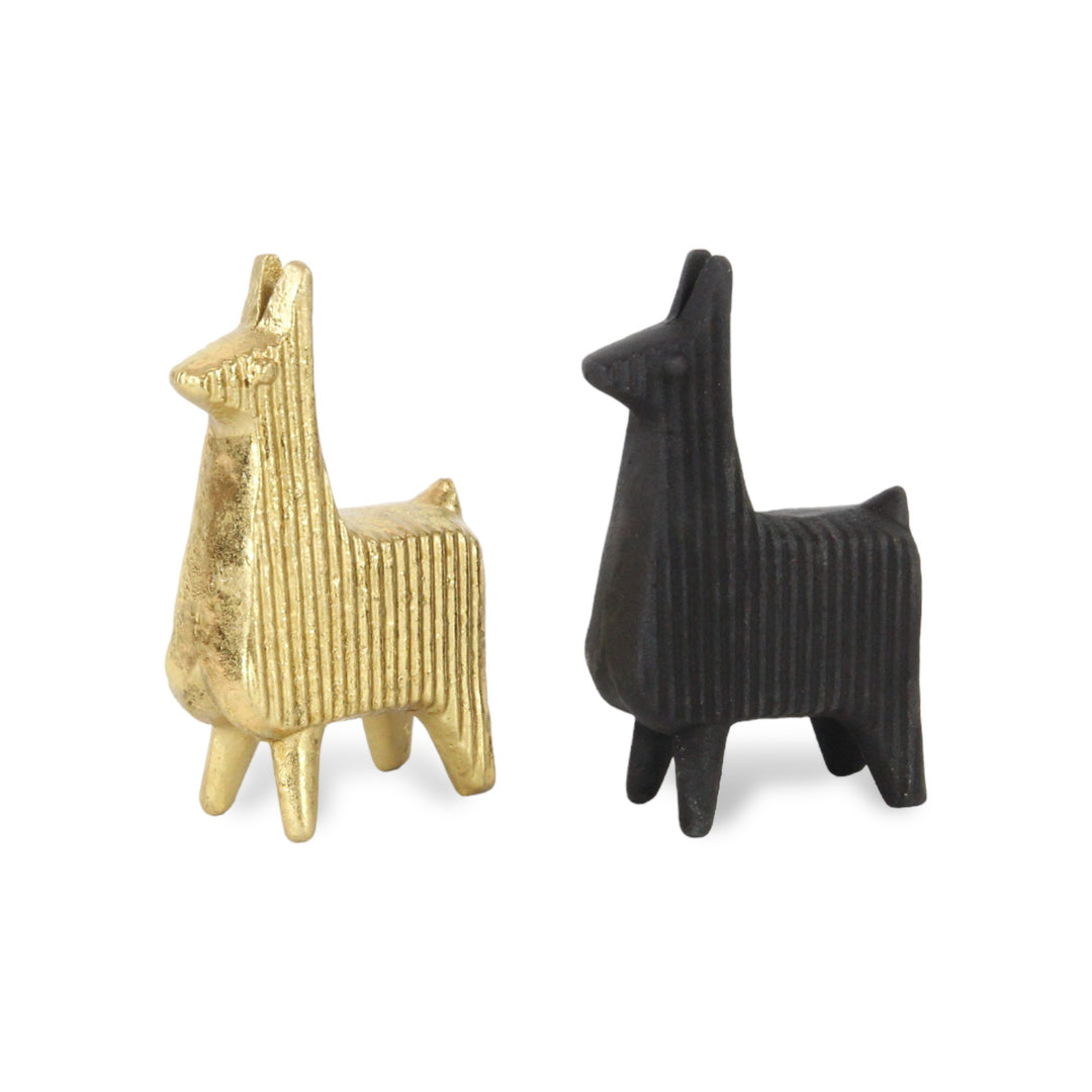 5901BK - Sidero Black Llama Décor