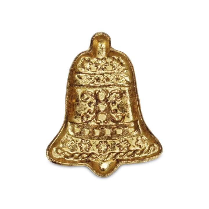 5902GD - Cast Iron X-mas Bell Dish - Gold