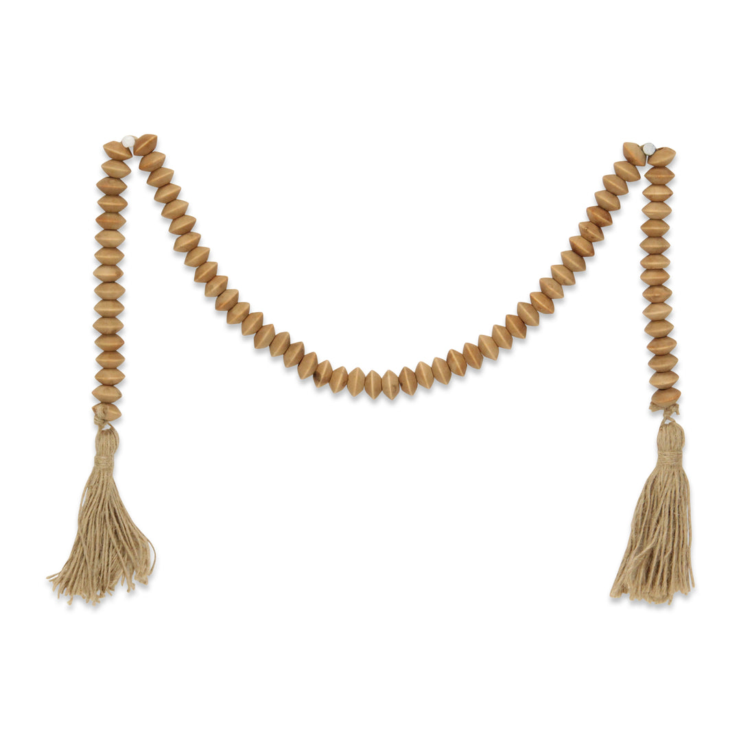 5904 - Akaida Wood Tassel Décor