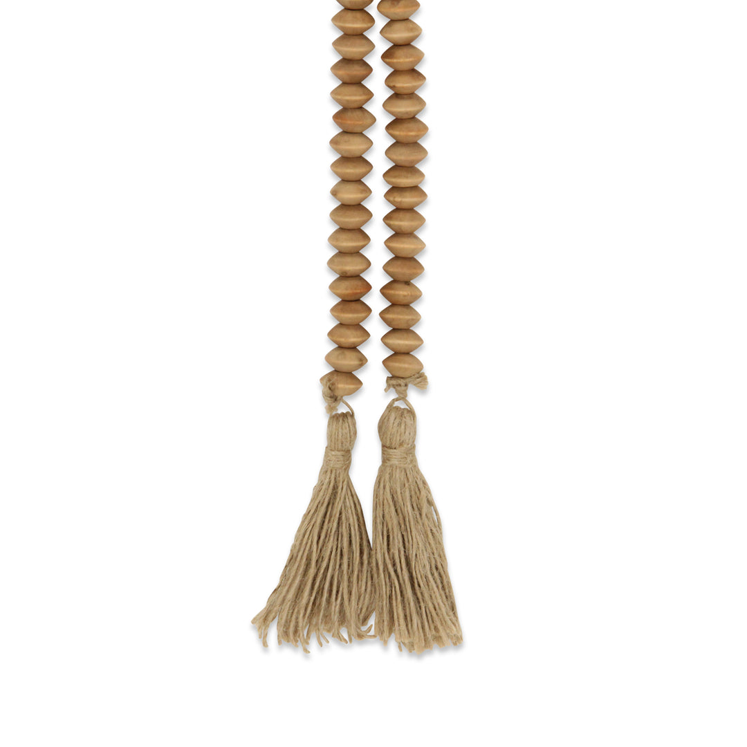 5904 - Akaida Wood Tassel Décor