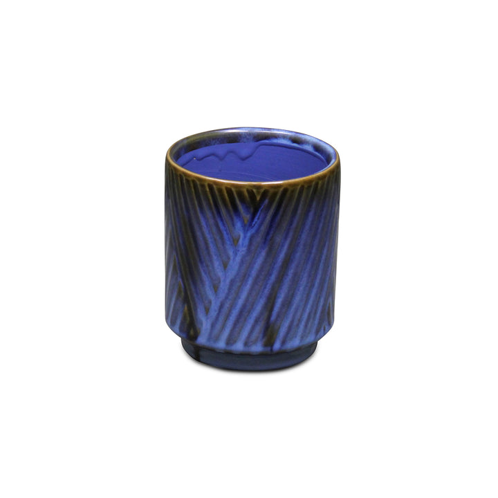 5919BGR - Parlora Diagonal Blue Pot