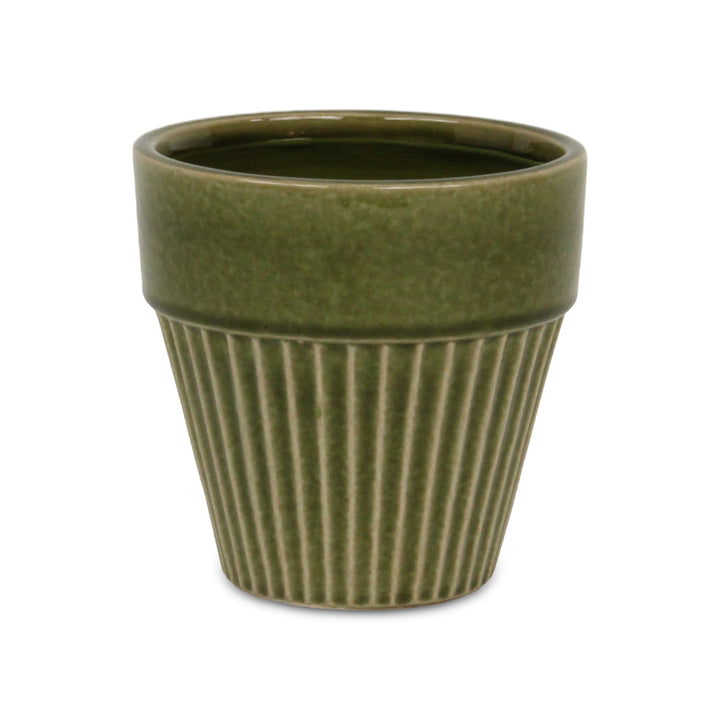 5922OG - Corseta Vertical Olive Green Pot