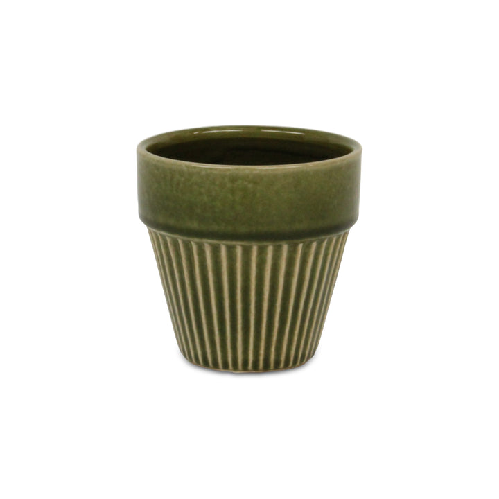 5922OG - Corseta Vertical Olive Green Pot