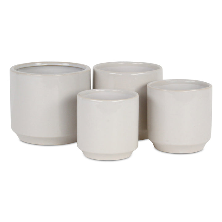 5928WT - Elegora Off-White Pot