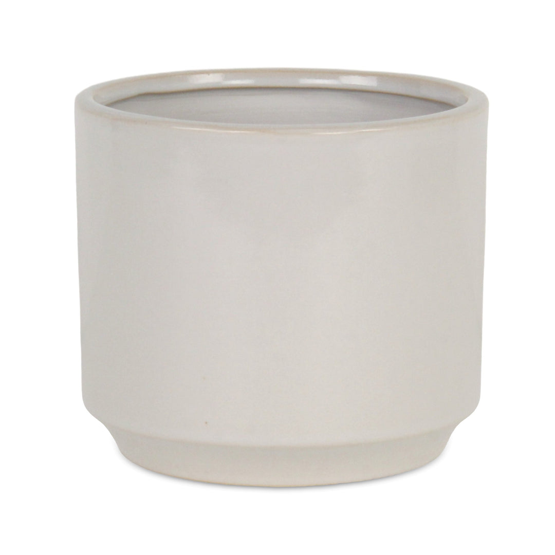 5928WT - Elegora Off-White Pot