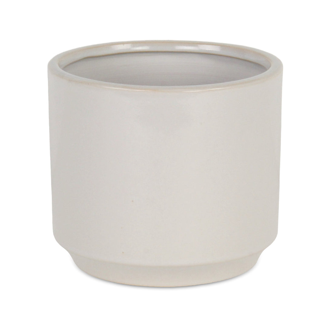 5928WT - Elegora Off-White Pot