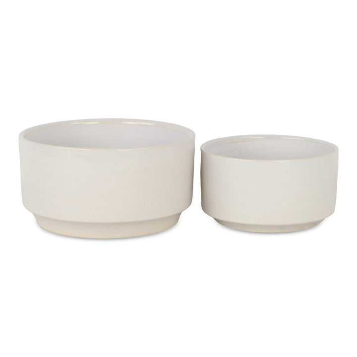 5932WT - Elegora Wide Off-White Pot