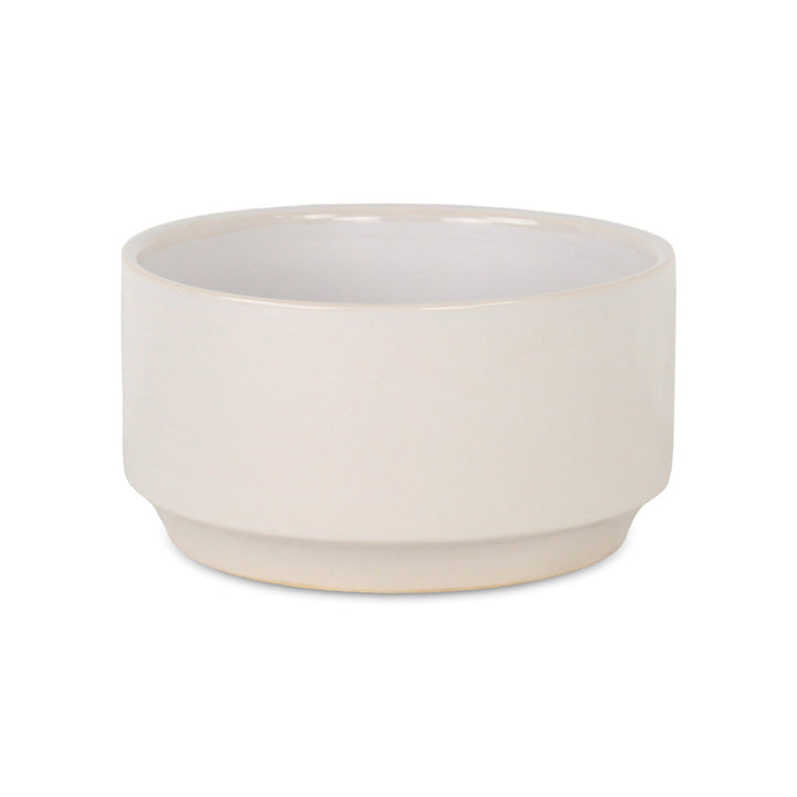 5932WT - Elegora Wide Off-White Pot