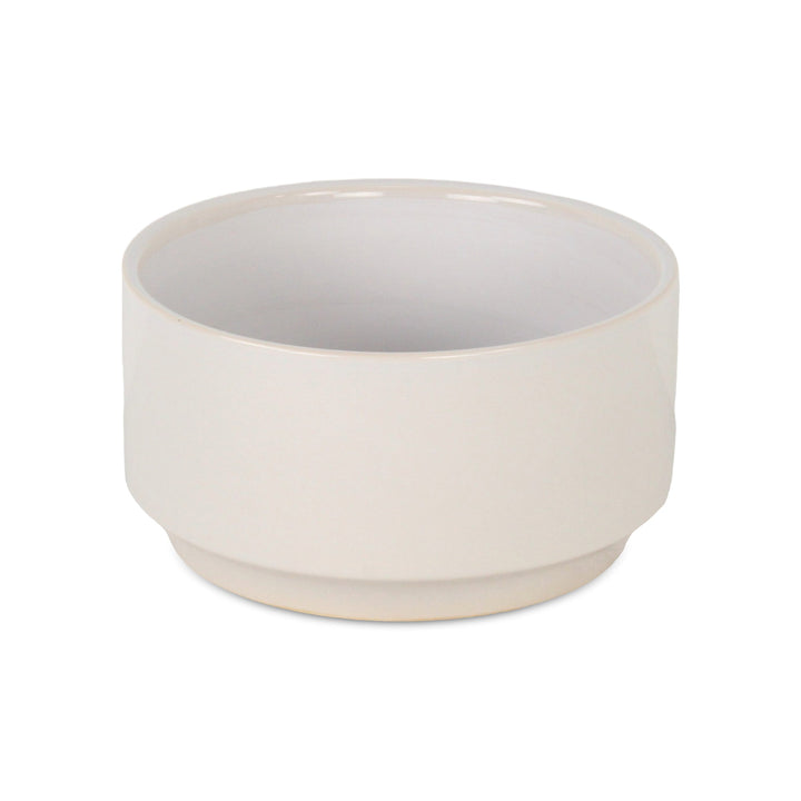 5932WT - Elegora Wide Off-White Pot