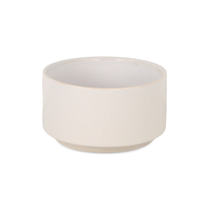 5932WT - Elegora Wide Off-White Pot