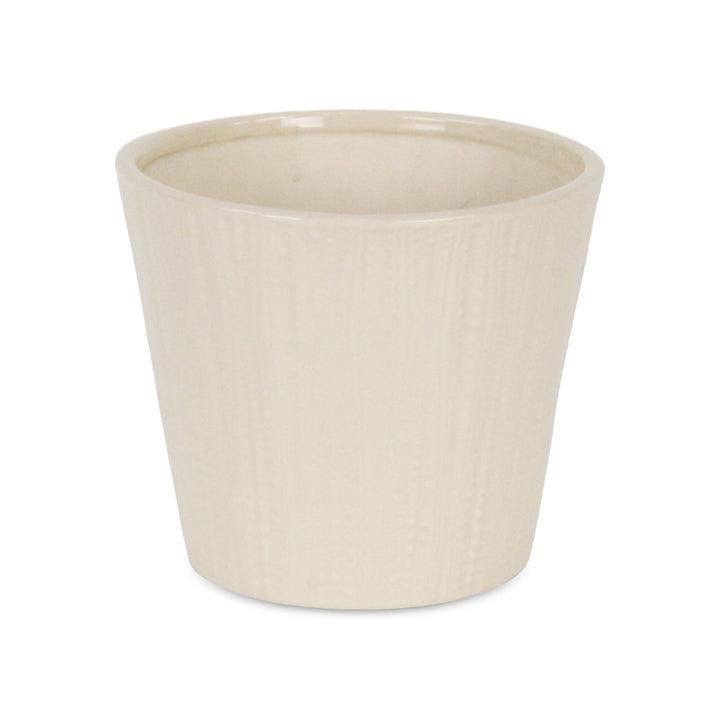 5940 - Currula Vertical Off-White Pot