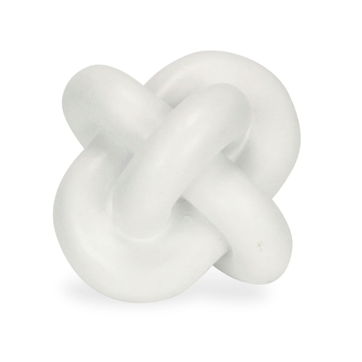 5953WT - Minyoro Resin Chain Knot - White