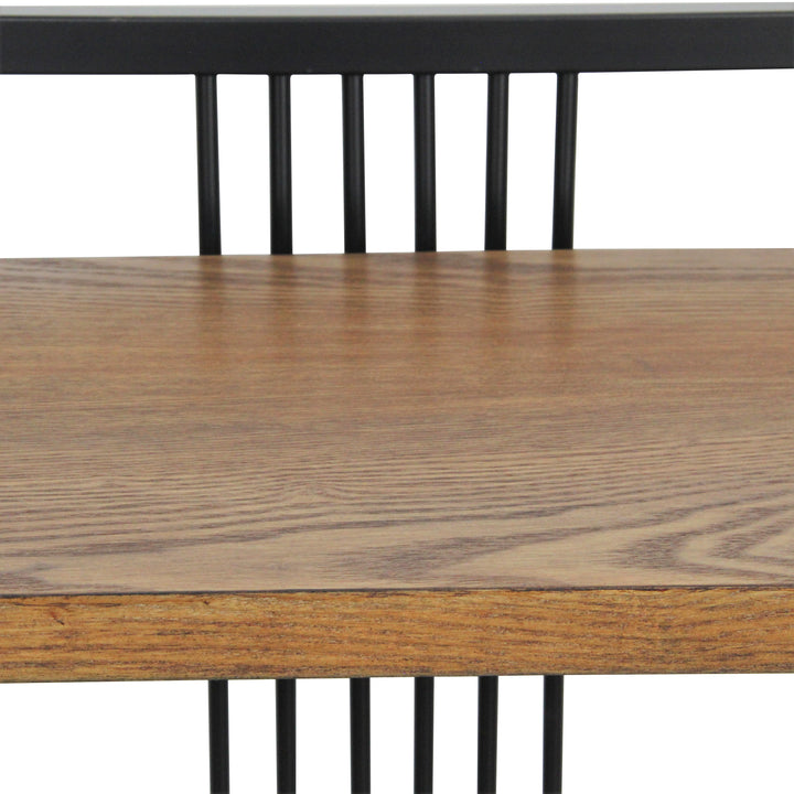 5975 - Lauxel Metal Wood Shelf