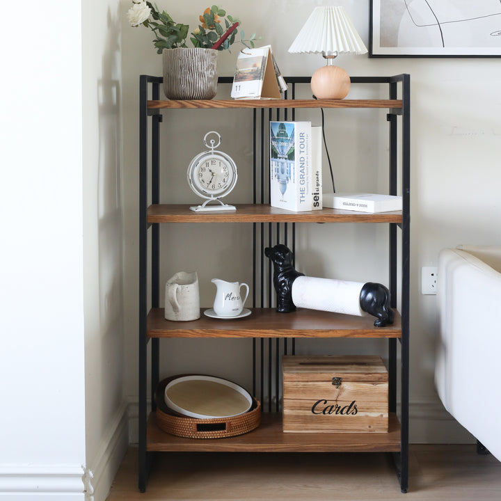 5976 - Lauxel Metal Wood Shelf