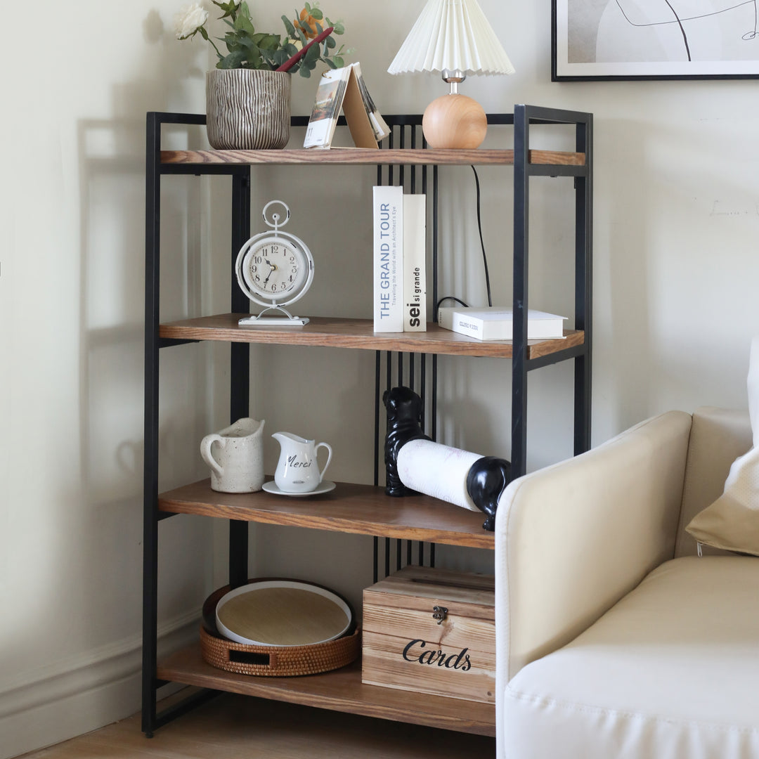 5976 - Lauxel Metal Wood Shelf