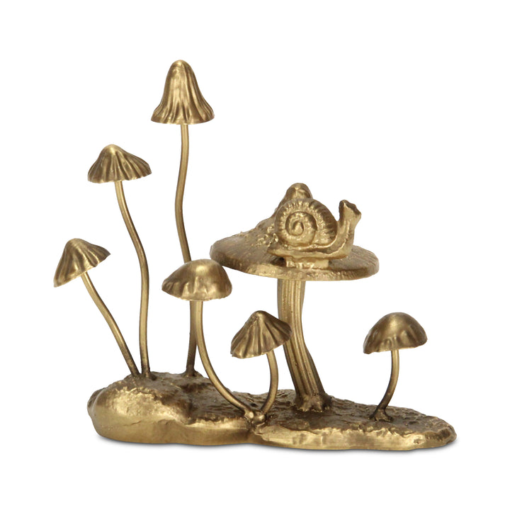 5995GD - Hareton Cast Iron Mushroom Accent