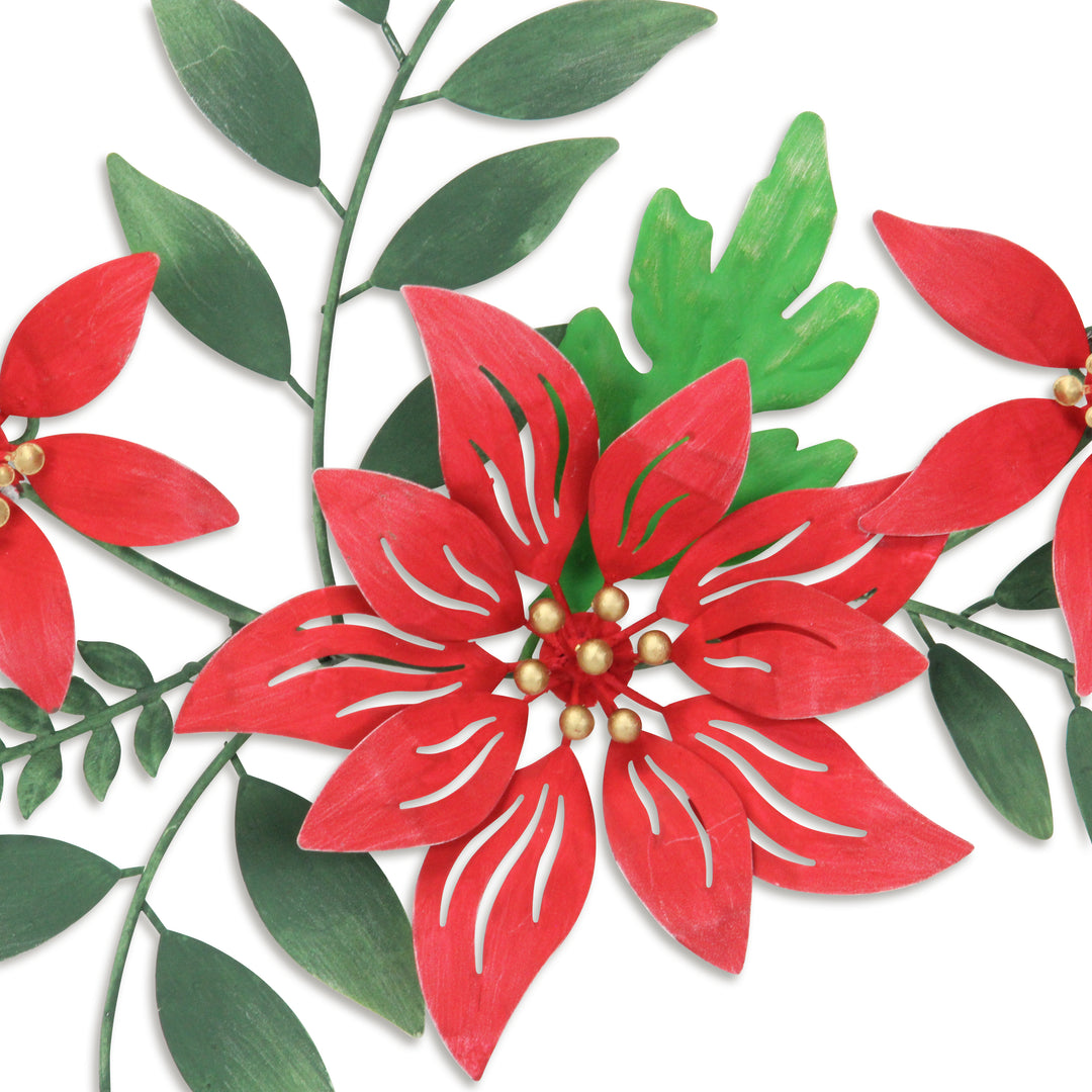 6009 - Clara Holiday Floral Wall Art