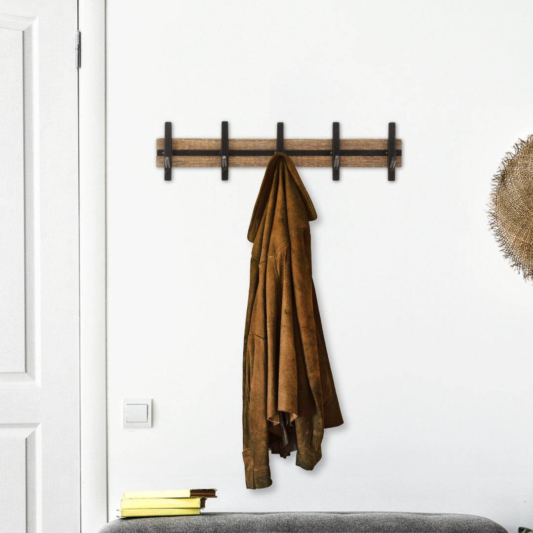 6016BK - Orionis 5 Hook Coat Rack