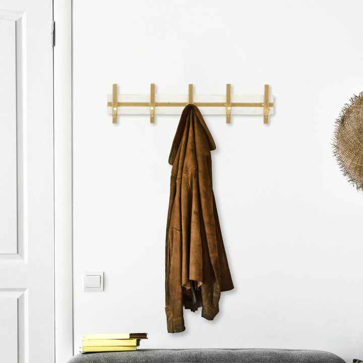 6016GD - Orionis 5 Hook Coat Rack