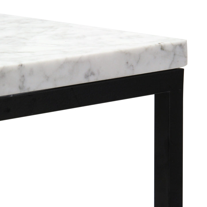 6025-2WT - Sarraseau Marble Side Tables