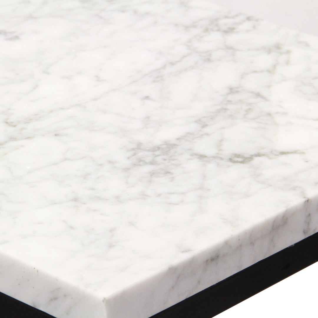 6025-2WT - Sarraseau Marble Side Tables