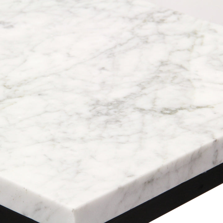 6025-2WT - Sarraseau Marble Side Tables