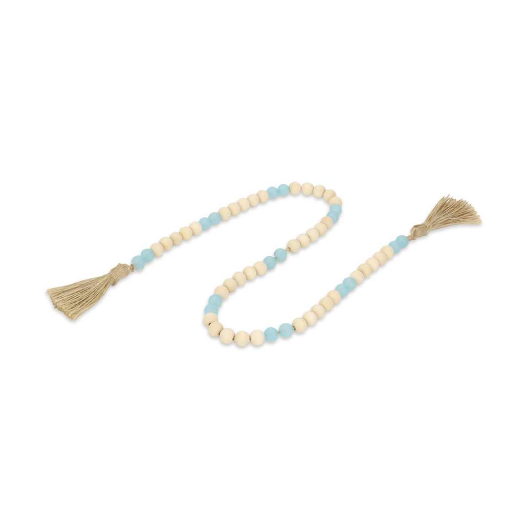 6039 - Kira Brown & Blue Beaded Garland