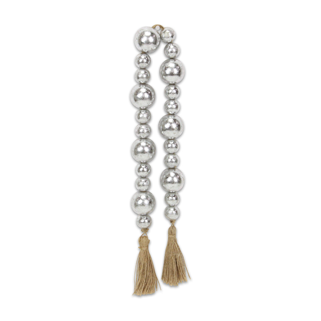 6046SV - Kira Silver Beaded Garland