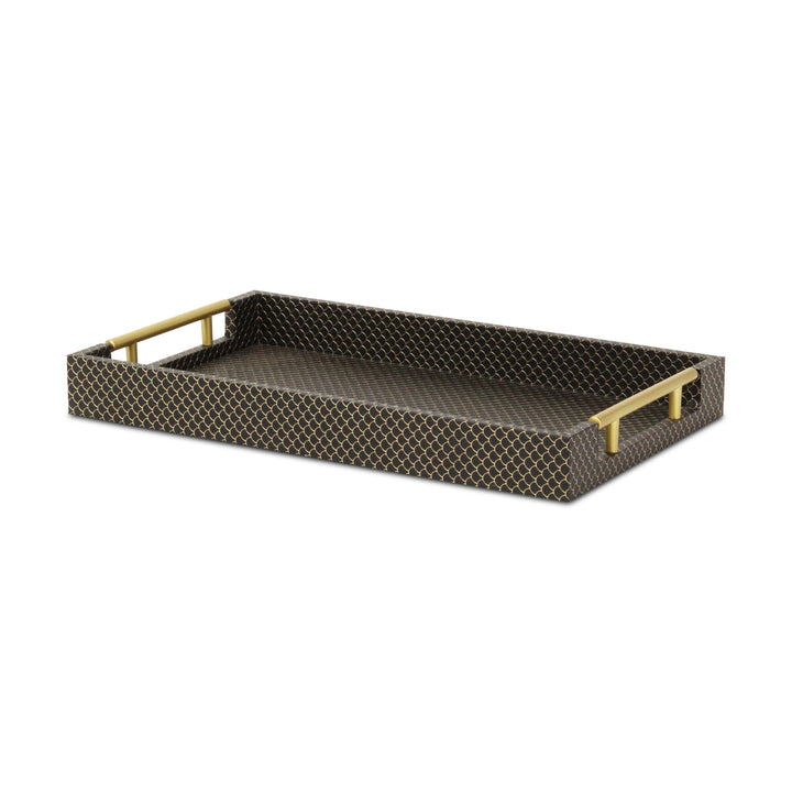 6058BK - Mariline Fish Scale Tray - Black