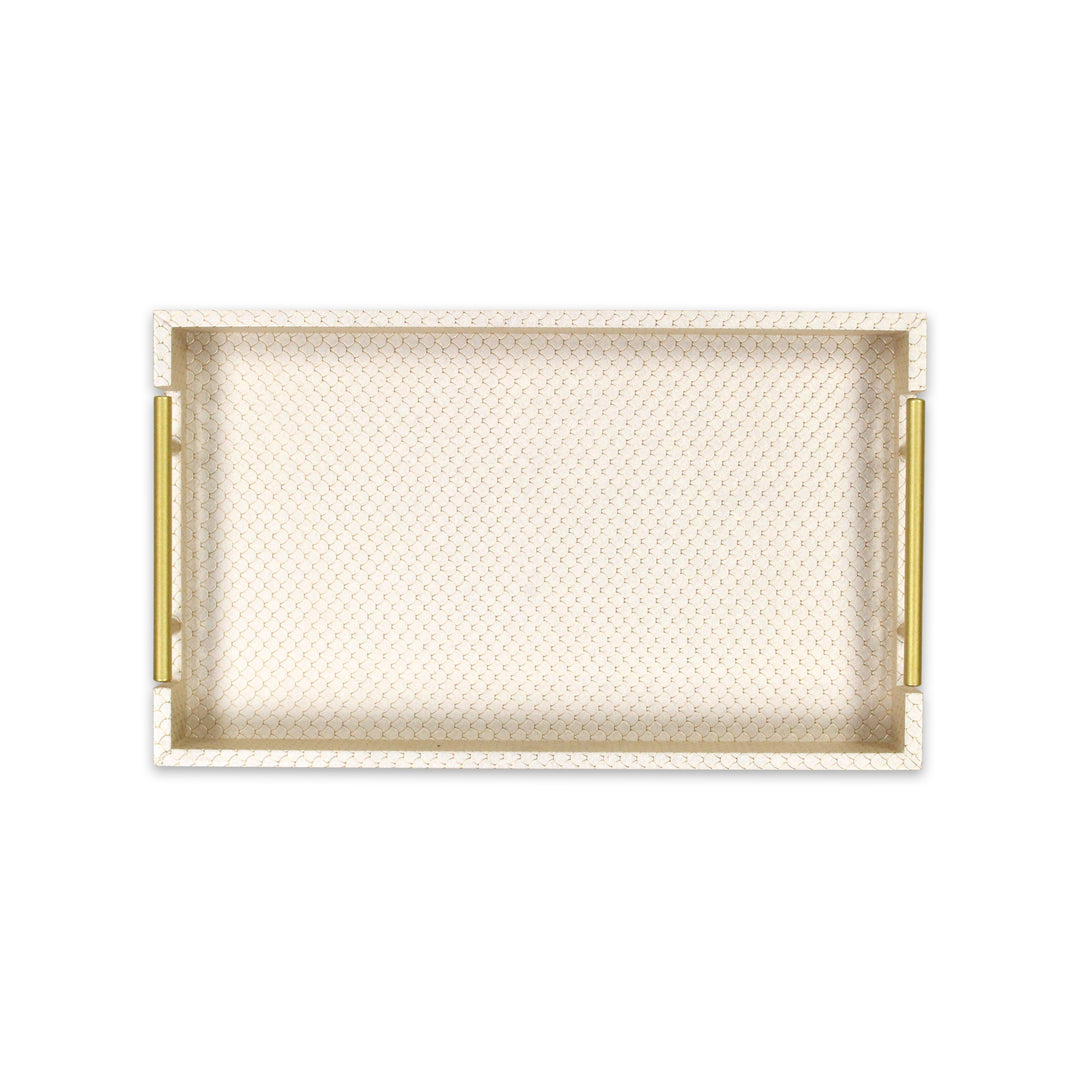 6058GD - Mariline Fish Scale Tray - Gold