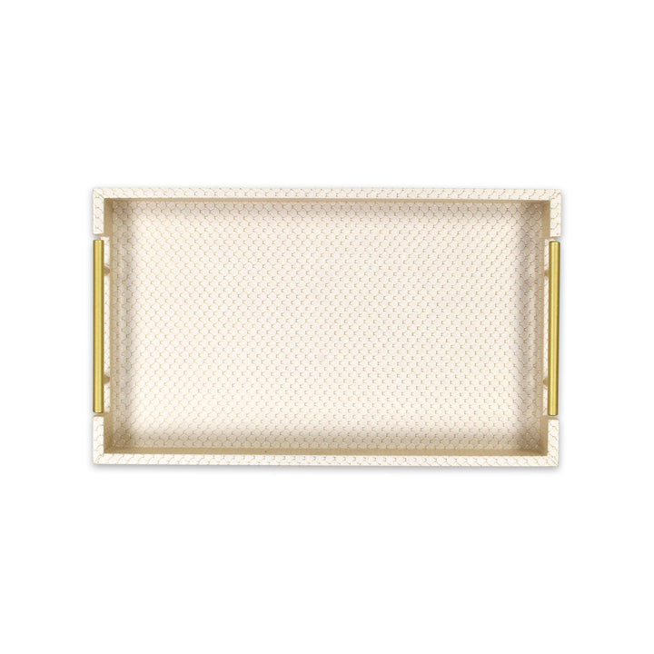 6058GD - Mariline Fish Scale Tray - Gold