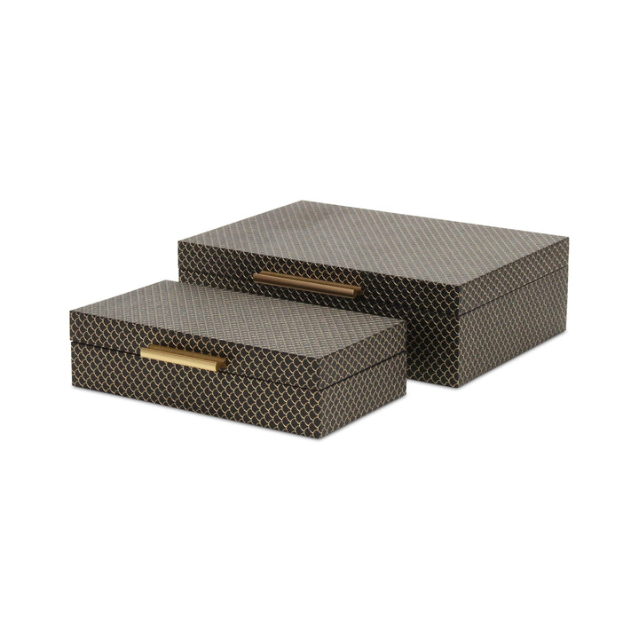 6059-2BK - Mariline Fish Scale Box Set - Black